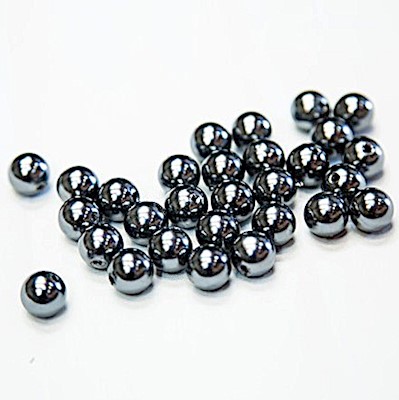 Simulated Black Pearl Beads                                                
